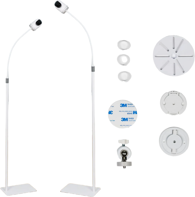 아이오트 홈캠 거치대 스탠드 무타공 높이조절 베이비캠 아기홈캠, 1개, ISH-100