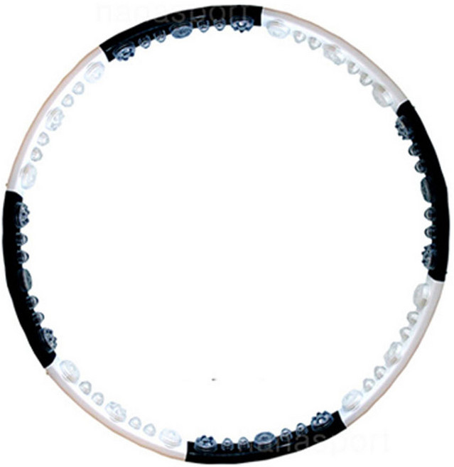 웨이스트 뷰티라인 에어지압볼 국내생산 지압 훌라후프 고중량 다이어트 유산소 뱃살, 2.2kg, 참숯, 1개