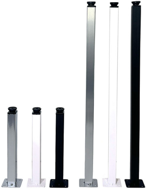 가구가구또가구 30각 사각일자다리 300mm 700mm 높이조절 가구 발통 식탁다리 발통 철제 서랍장, 1개, 700mm 화이트