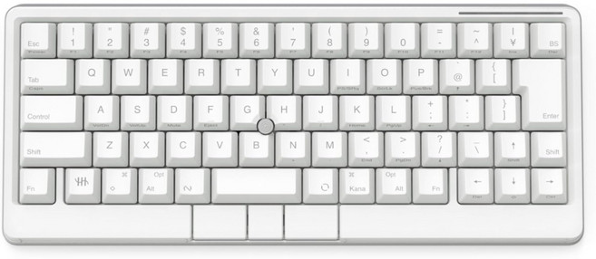 HHKB Studio 해피해킹 영어 일본아 자판 배열 PD-ID100B, 일본어 레이아웃/화이트