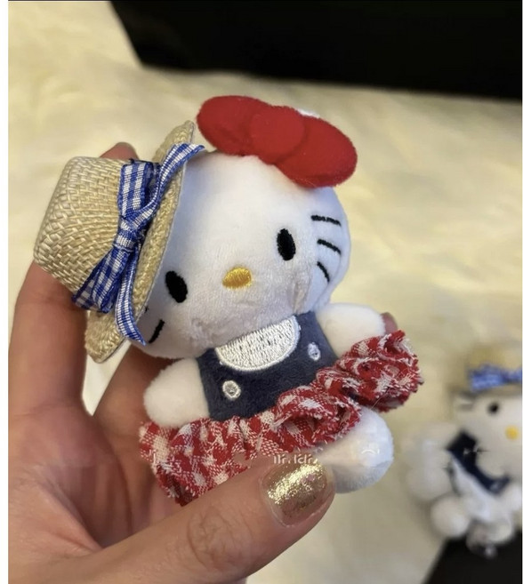 룰루빈 헬로키티 고양이 가방고리 인형 키링