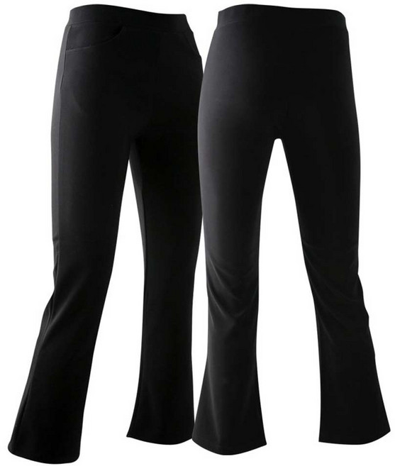 마마로 국산 여성 여름바지 스판 부츠컷 아이스 팬츠 밴딩바지