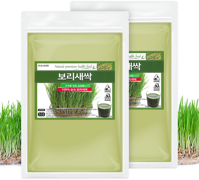 국내산 새싹보리 분말 가루 햇새싹보리 800g (400g x 2개), 2개