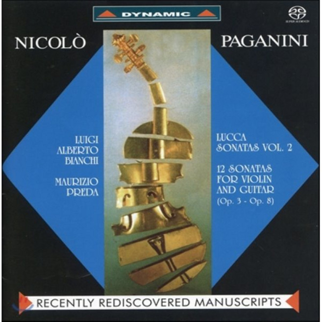 [CD] Luigi Alberto Bianchi / Maurizio Preda 파가니니: 바이올린과 기타를 위한 루카 소나타 2집 (Paganini: Luc...