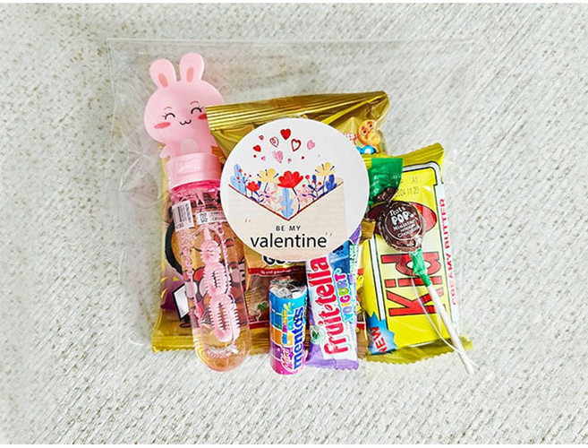 (10+1) 오리비누방울 생일선물 행사 어린이집선물 유치원선물 구디백 과자선물, 유광 동그라미 6.3, 1개