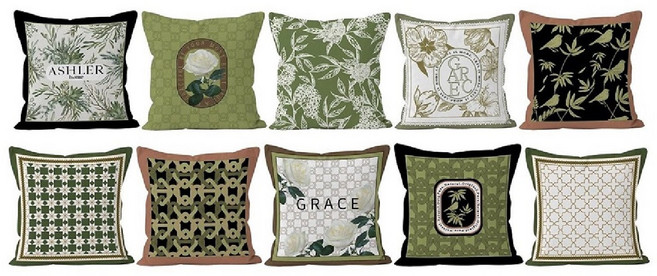 러블리홈 그레이스 (쇼파 쿠션커버 10장 세트)