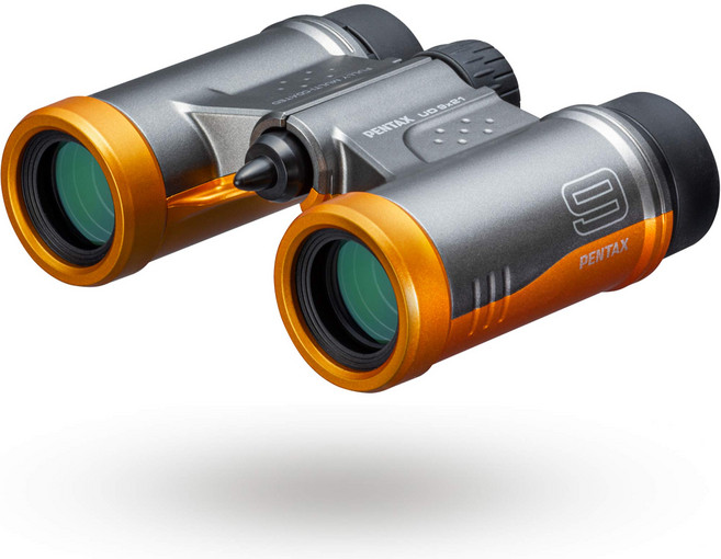 PENTAX UD 9x21 쌍안경 그레이 오렌지[선택할 수 있는 5색][추천활][야조