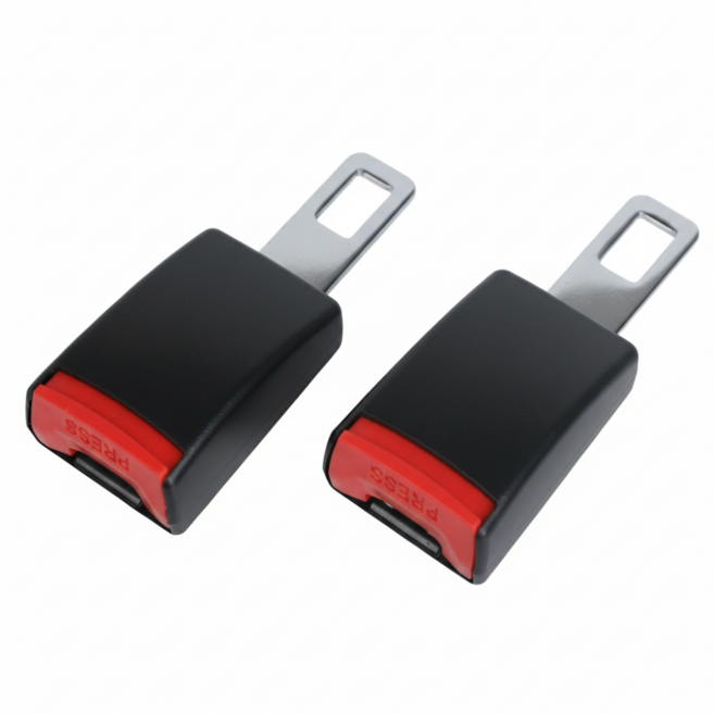 모지블랙 차량 안전벨트 연장 클립, 2개, Black