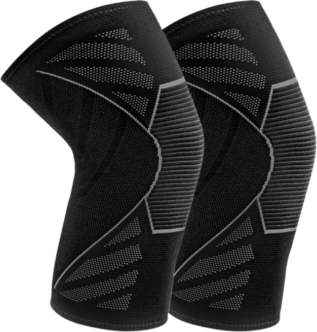 코지모어 무릎보호대 블랙, 2개
