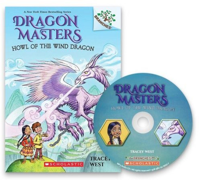 영문 영어 유아 도서 Dragon Masters #20: Howl of the Wind Bookmp3 CD: StoryPlus QR 포함 A Branches Book Paper, 영문 영어 유아 도서 Dragon Masters #20