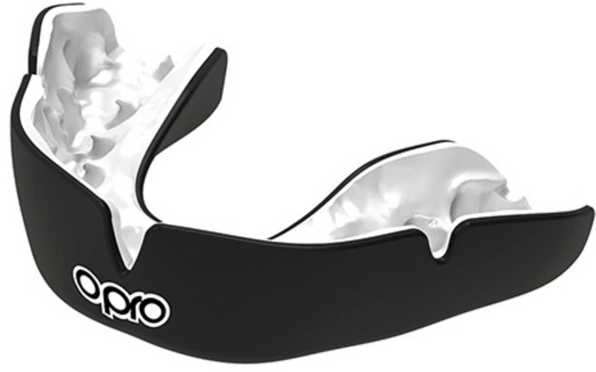 OPRO 인스턴트 커스텀핏 싱글 컬러 마우스피스 마우스가드 블랙, 1개