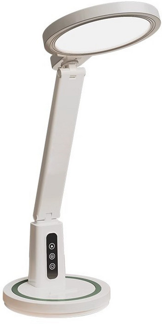 호밍사이 책상용 스탠드 LED 학습용 밝기조절 무드등 책상 조명 독서등, 화이트