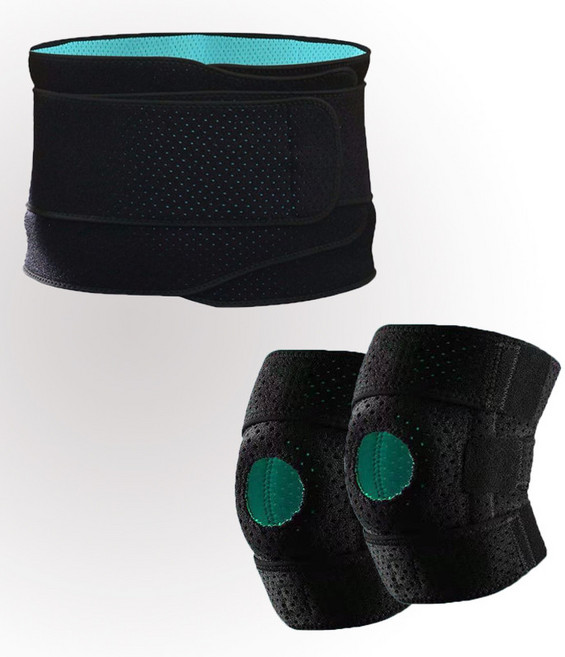 헬스 벨트 허리보호대 리프팅 복대 빅사이즈 대형, 하이퀄리티 허리보호대+무릎보호대, 1개