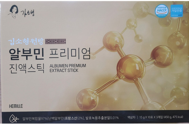 김소형 알부민 알부민 프리미엄 진액스틱 30포 간건강 독소 노폐물, 1개, 30회분