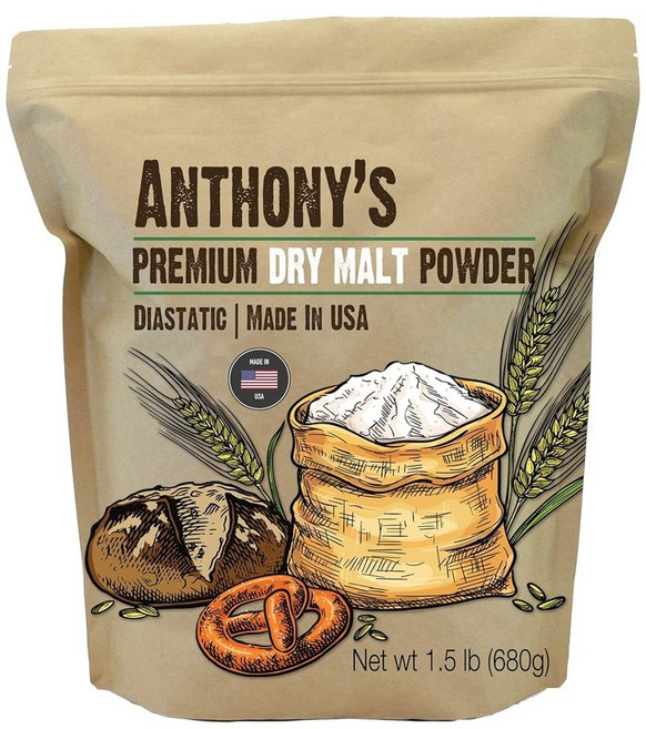 Anthony's 앤서니즈 프리미엄 건조 맥아 분말 680g, 1개