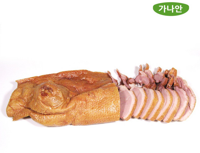 가나안식품 통오리훈제 800g 통(뼈제거) 캠핑음식, 1개