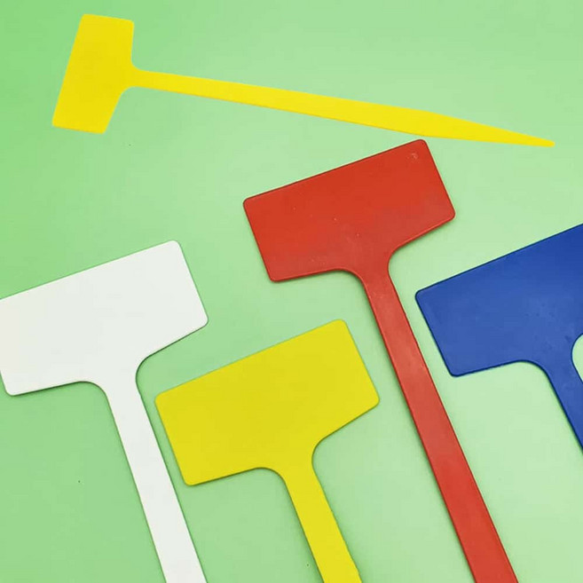 식물 이름표 60cm 대형 색상임의 화초 농장 푯말 팻말 표식 화분