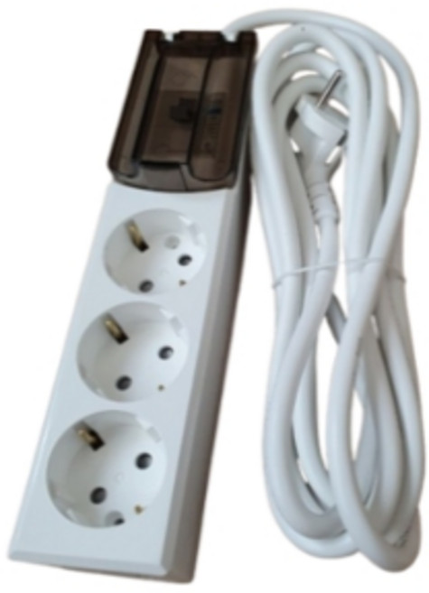 써지오 고용량 배선차단 멀티탭 3구 WI-MC1636, 5m, 혼합색상, 1개