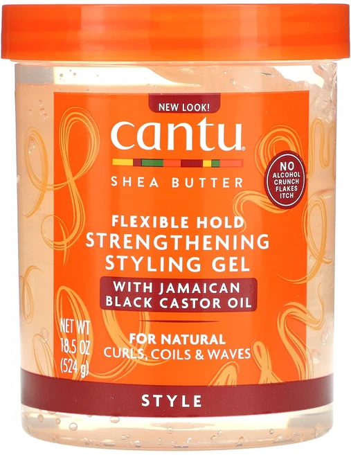 Cantu 시어버터 유연한 고정력 강화 스타일링 젤 524g(18.5oz), Cantu시어버터유연한고정력강화스타일링젤524g185o, 524g, 1개 - 쿠팡