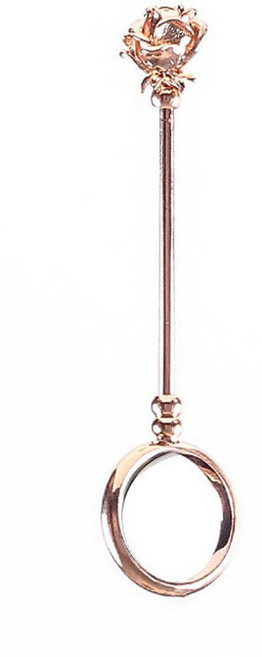 디어블루 장미 담배집게 시가렛 홀더, 1개, 로즈골드