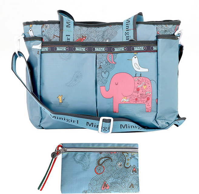 미니걸 EB3089 코끼리 빅포켓토트