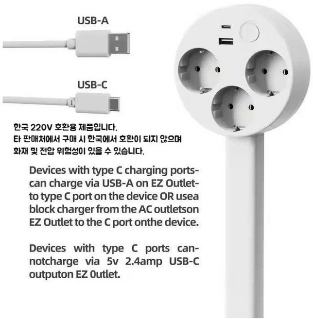 EU 전기 콘센트 확장 플러그 벽 소파 뒤 침대 옆 탁자 책상용 소켓, 01 White, 1개