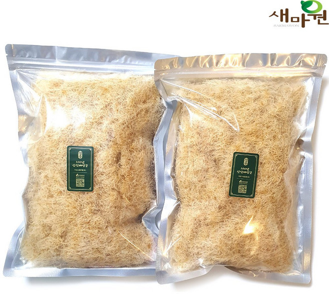 새마원 용문 산삼배양근 생채 배송당일 수확 포장, 2개, 500g