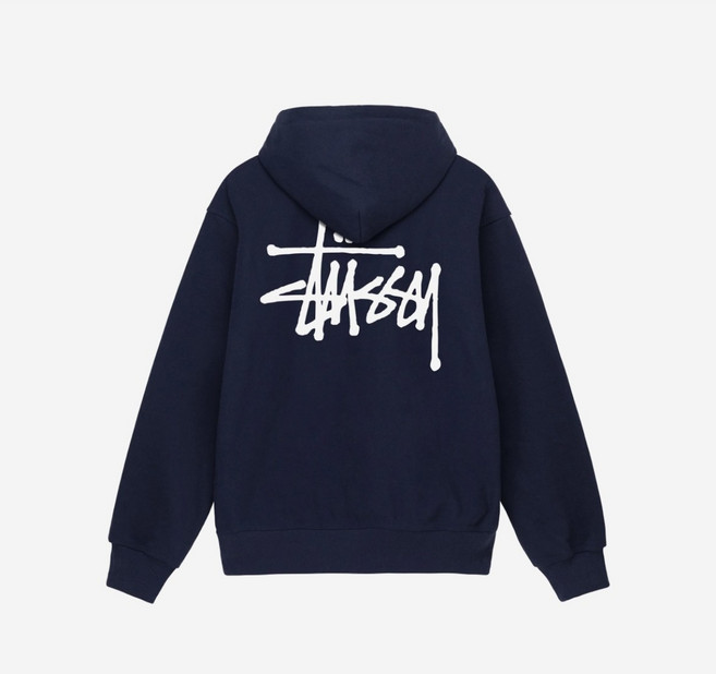 캐치트렌디 스투시 베이직 스투시 후드 네이비 2023
