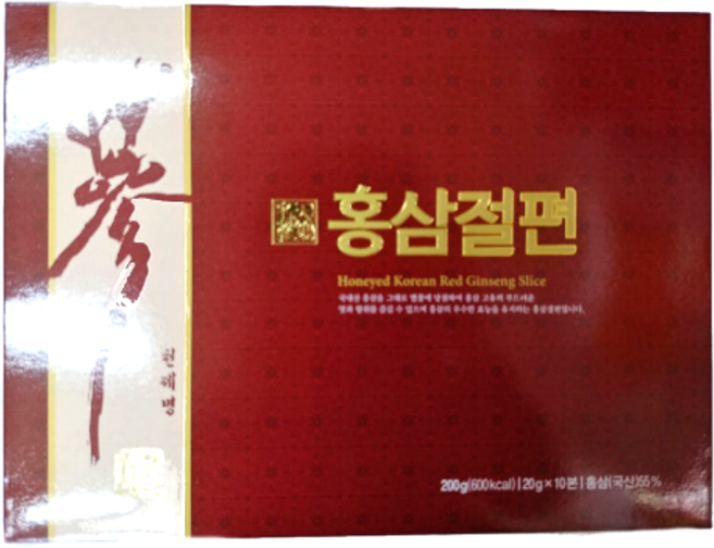 풍기인삼 천체명 홍삼절편, 1세트, 200g