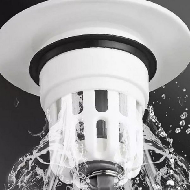 하수구 트랩 세면대 트랩 화장실 세탁실 배수구 자동개폐 악취 냄새 벌레 차단, 1개