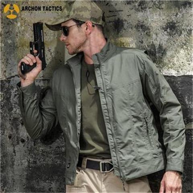 執政官刺客戰術夾克男士春秋防風防水立領軍迷外套特種兵戶外上衣