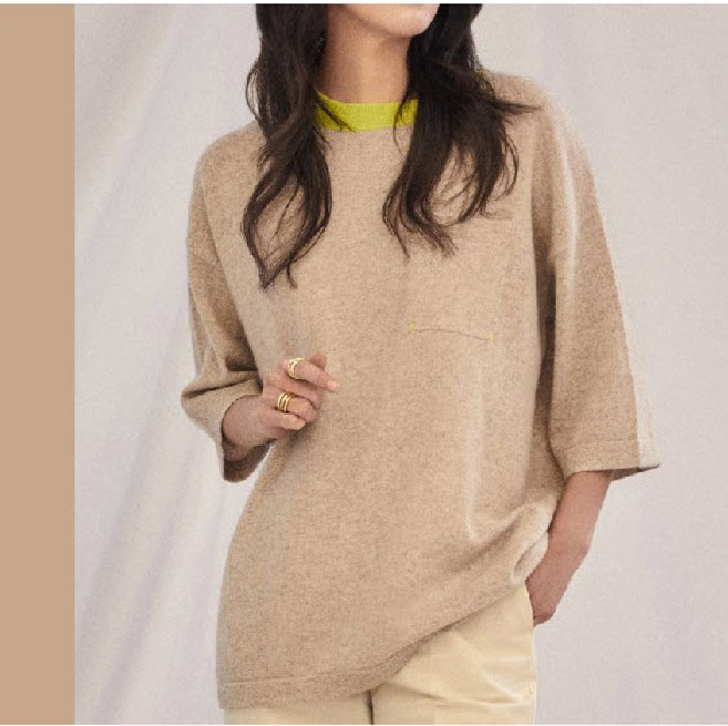 여성 캐시미어 100% 루즈핏니트