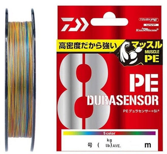 다이와(DAIWA) PE 라인 UVF PE 듀라 센서 X8+Si2 3호 150m 멀티 컬러, 다양한 색상