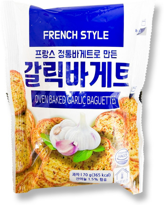 갈릭 바게트 마늘바게트 신제품, 70g, 10개