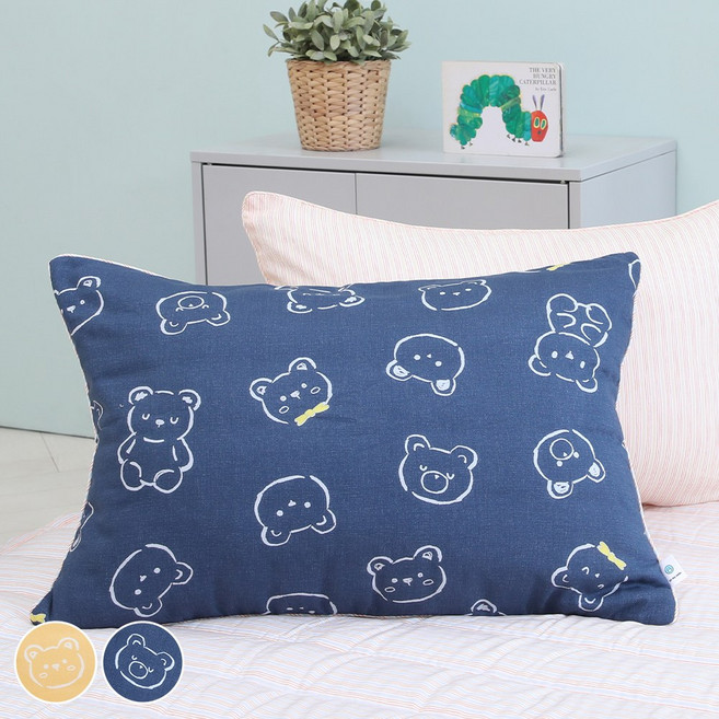 [올리키즈]달고미 모달100 베개커버 (40x60), 네이비_30_P24ABC01S