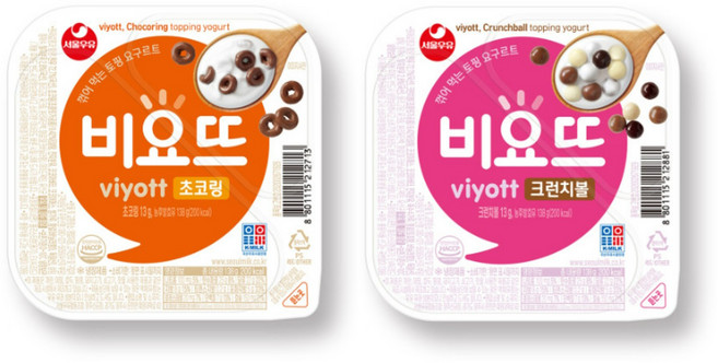 서울우유 비요뜨 초코링138g x 6개입+크런치볼138g x 6개입 (총 12개입), 138g