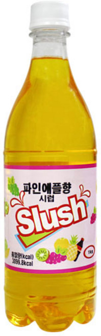 이안스 TOM 파인애플향 슬러시 시럽 1kg, 1개