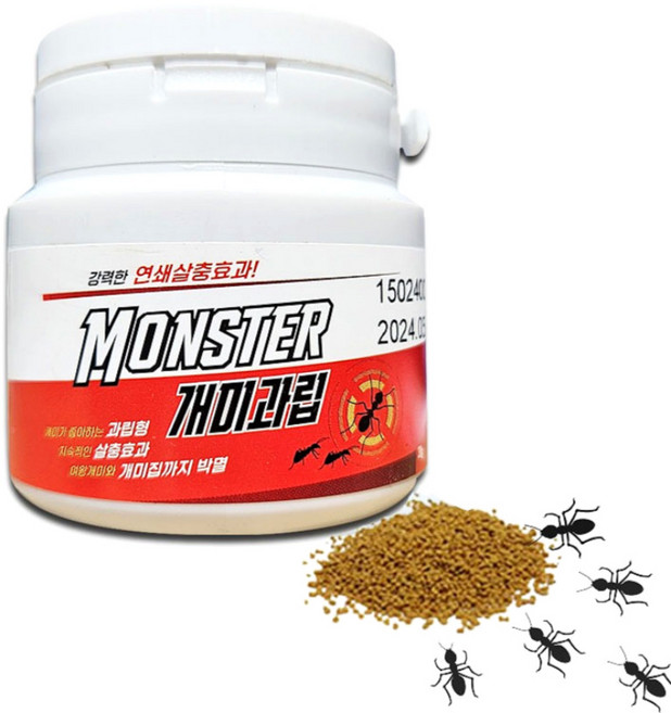 농사친구 개미 과립제 - 여왕개미까지 죽이는 뿌리는 과립제, 30g, 1개
