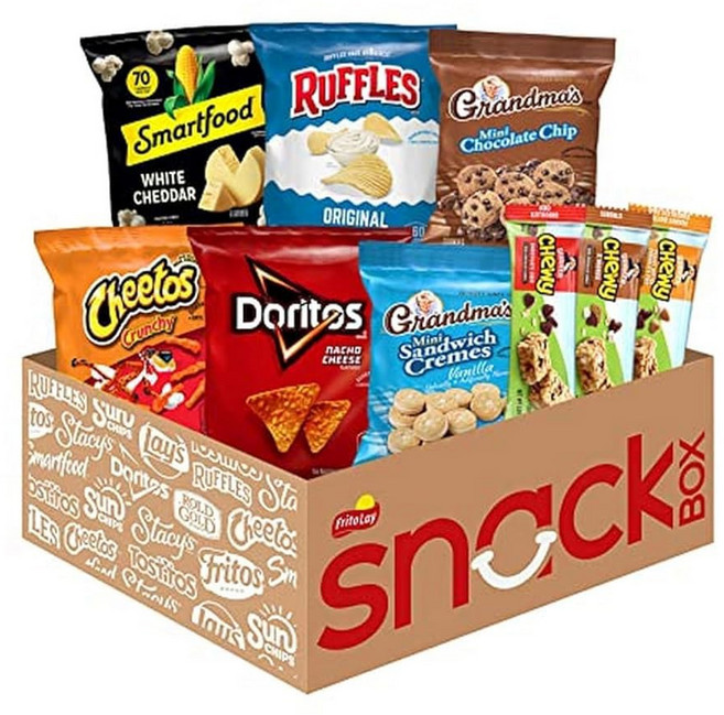 프리토 레이 칩과 잭 링크의 미트 스낵 믹스 버라이어티 팩 (30팩), Lunch Box Mix, 40 Count (Pack of 1), 1개