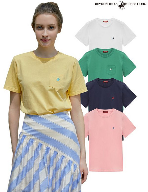 비버리힐스폴로클럽 여성 반팔티셔츠 A240105TSW01