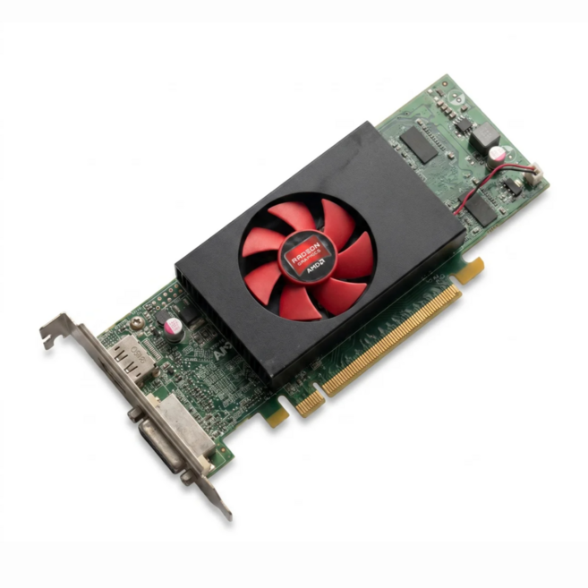 [중고] AMD Radeon HD8490 1GB DP DVI 사무용 듀얼모니터용 저전력 그래픽카드