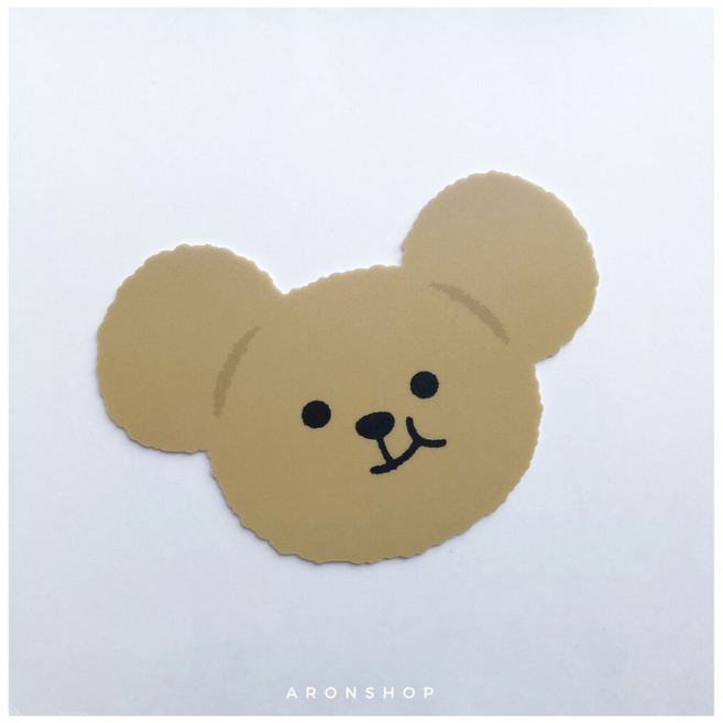 ARONSHOP Panggom 大臉造型滑鼠墊, 1個, 大臉Panggom滑鼠墊