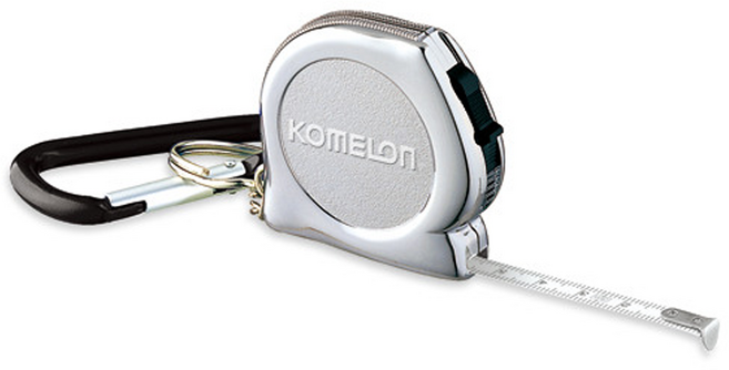 코메론 키체인 3M 미니 키링 줄자 KMC-74K 간편휴대, 1개