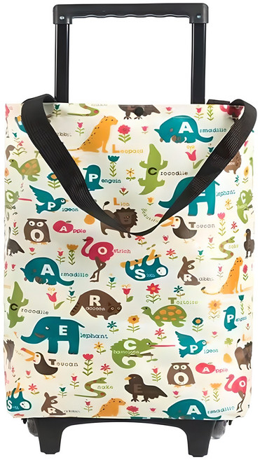 Tiger Pavilion 다용도 휠 쇼핑카트, 1개, 동물원