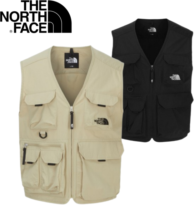 [매장출고] 노스페이스 남성 베스트 낚시 캠핑 작업 촬영 봄 여름 아웃도어 조끼