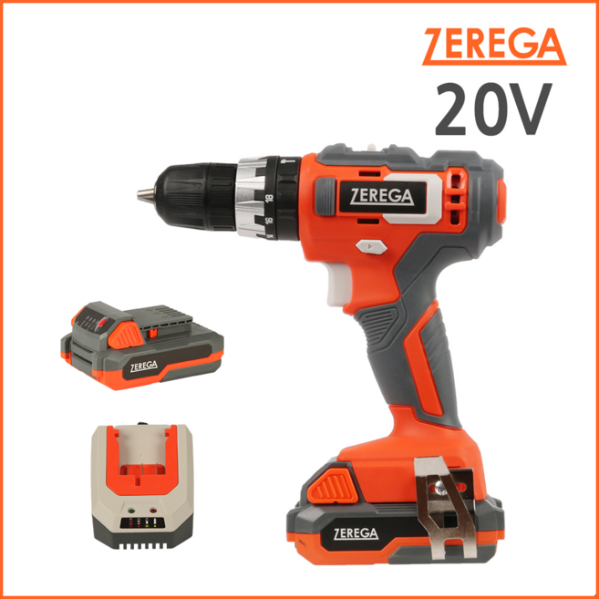 제르가 20v 충전드릴 임팩드릴 전동드릴 함마드릴, 1개