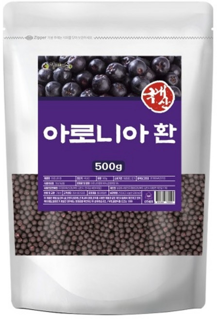엄마애손 국내산 뉴 아로니아 환 500g, 1개