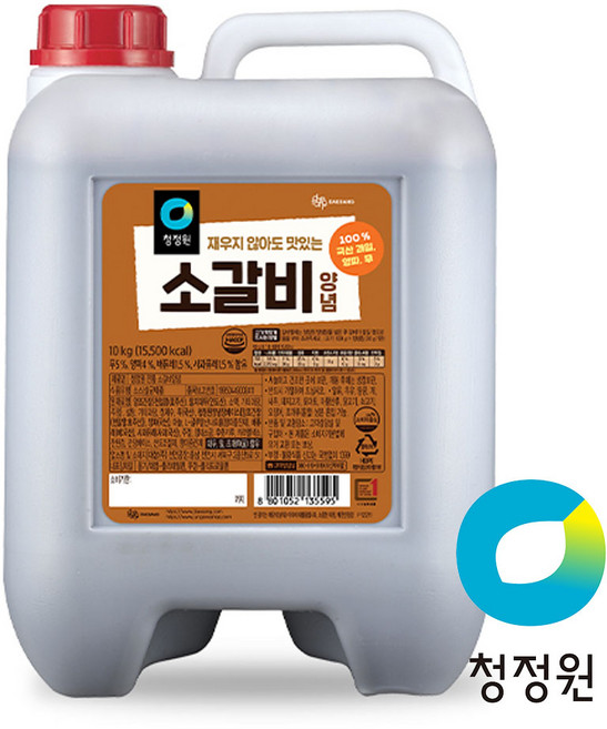 청정원 대용량 소갈비 양념, 10kg, 1개