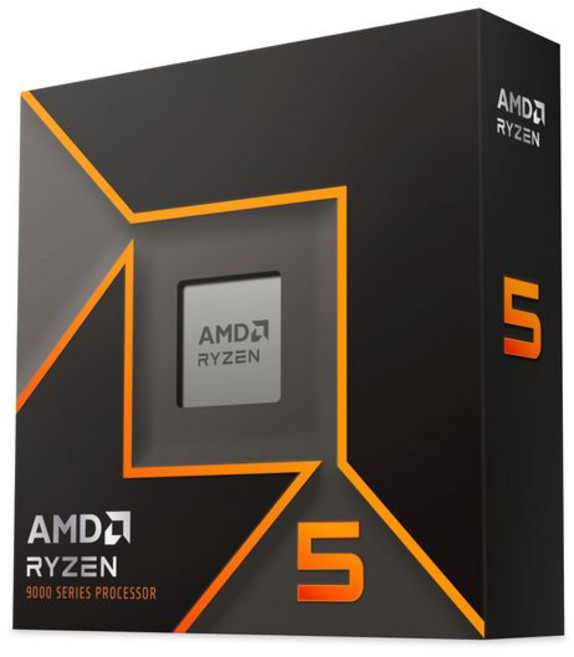 AMD 라이젠 5 9600X 6코어 데스크탑 CPU, 100-100001405WOF [Ryzen 5 9600, 1개