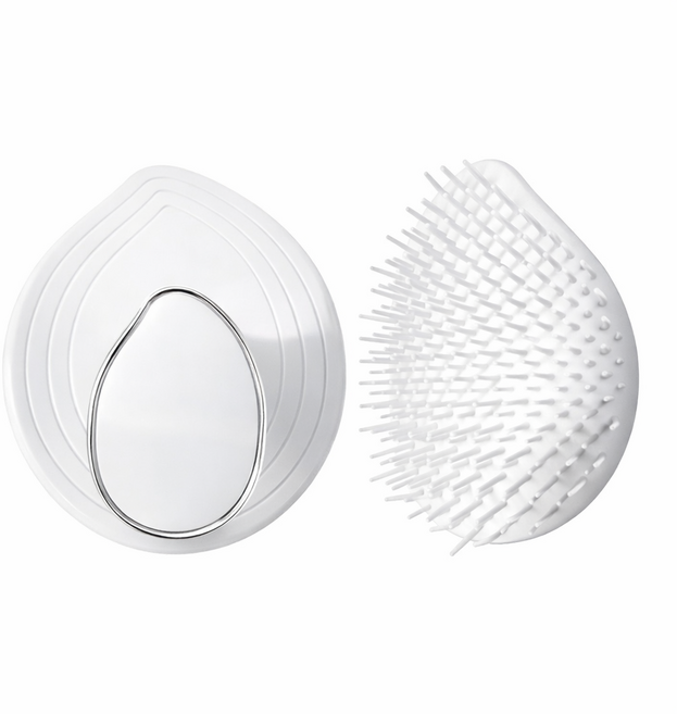 루시피 로얄 리프 샴푸 브러쉬 화이트, 1개